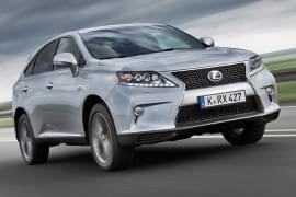 Face avant de la Lexus RX 450h