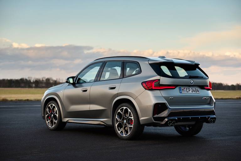 BMW X1 M35i xDrive (2023) static, rear view