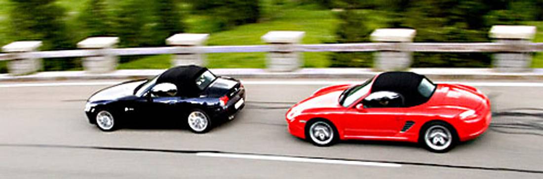 Vergelijkende test: Porsche Boxster vs