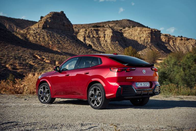 BMW X2 & iX2 (2023) static, rear view