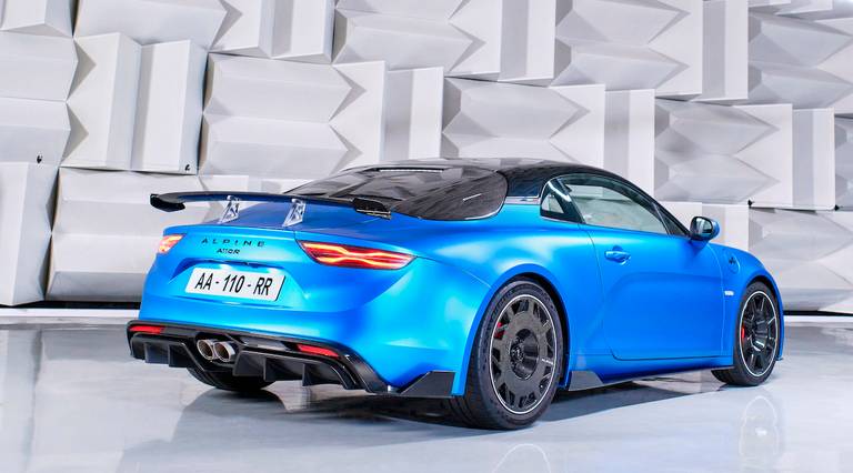 Alpine A110 R (2022) statisch, achteraanzicht