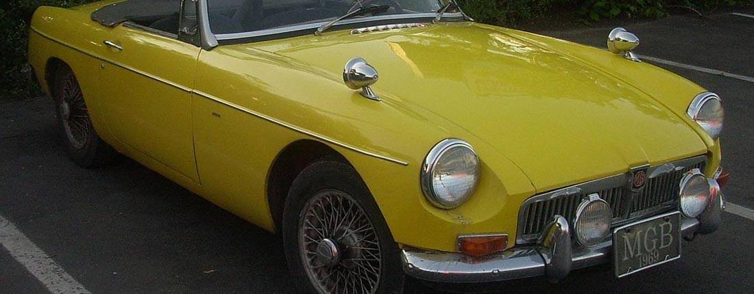 Voiture ancienne MG B Roadster 1973 - Voiture ancêtre 