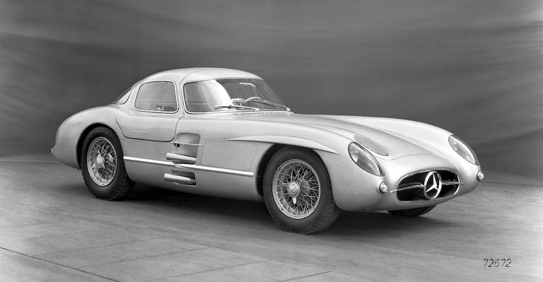 Mercedes 300 SLR Uhlenhaut Coupé (2022) statisch, vooraanzicht