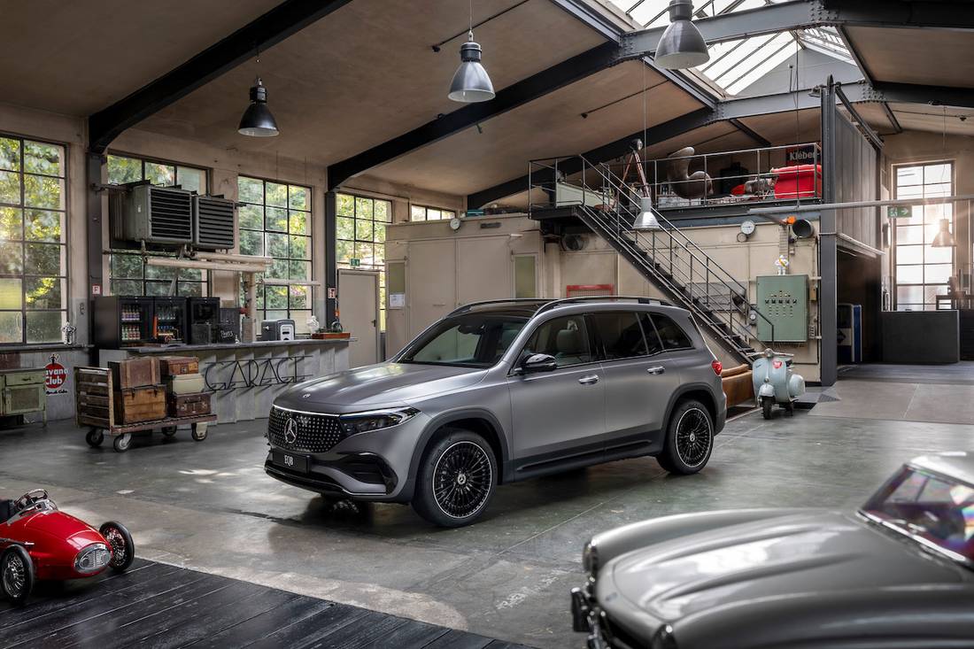 Test: Mercedes EQB facelift, verdoken ster (2024)