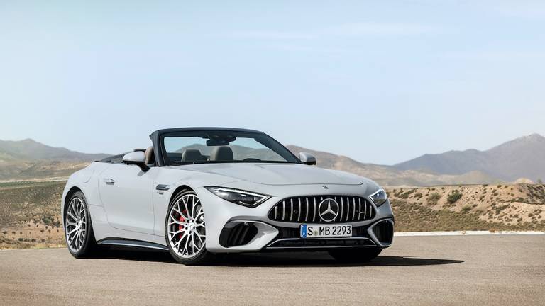 AS24 Mercedes-AMG SL 2021 statisch voor