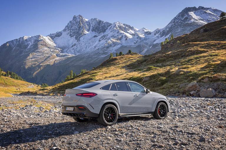 Mercedes-AMG GLE 53 Hybrid (2023) static, rear view