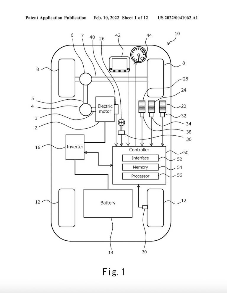 Toyota patent EV Manueel 2022