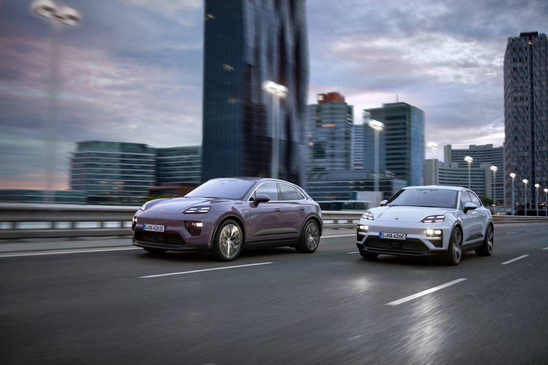 Macan Electric 4 & Turbo front