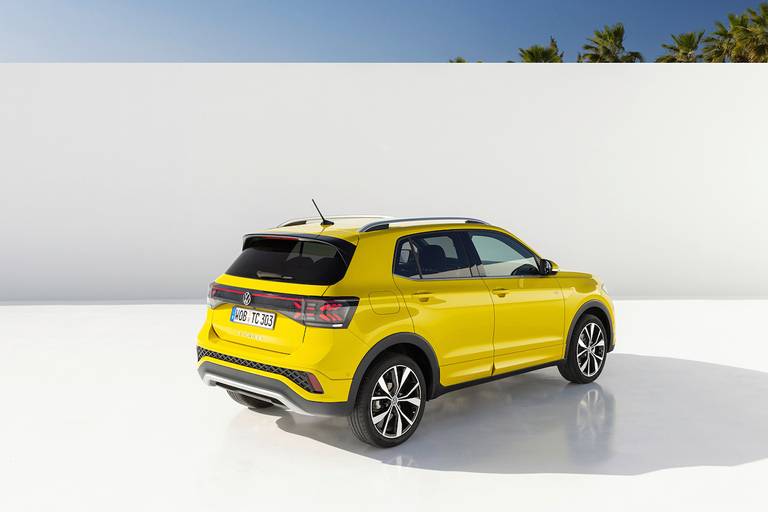 VW T-Cross (2023) static, rear view