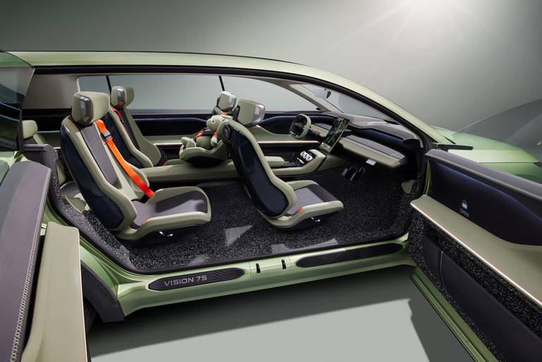 Skoda Vision 7S (2022) interieur