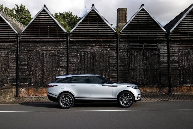 Range Rover Velar P400e 2021 statisch profiel