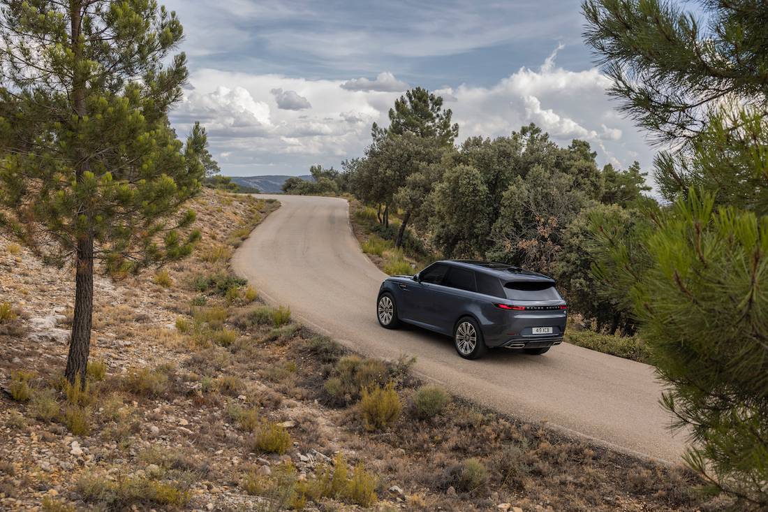 Range Rover Sport (2023) statisch, achteraanzicht