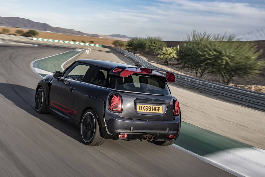 AS24 Test Mini JCW GP achter