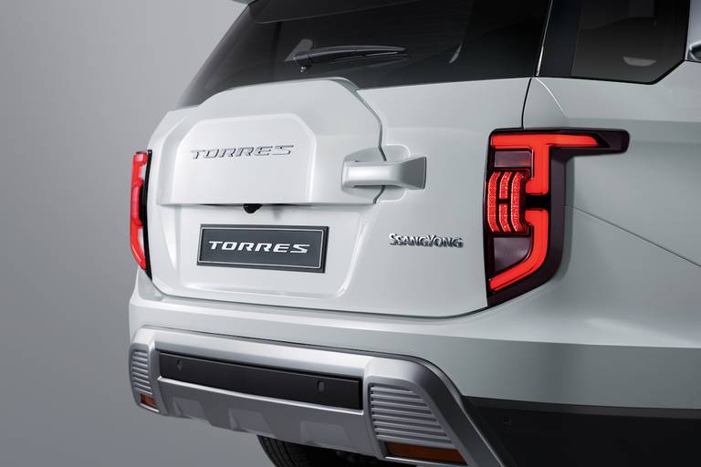 SsangYong Torres (2022) statisch, detail achter