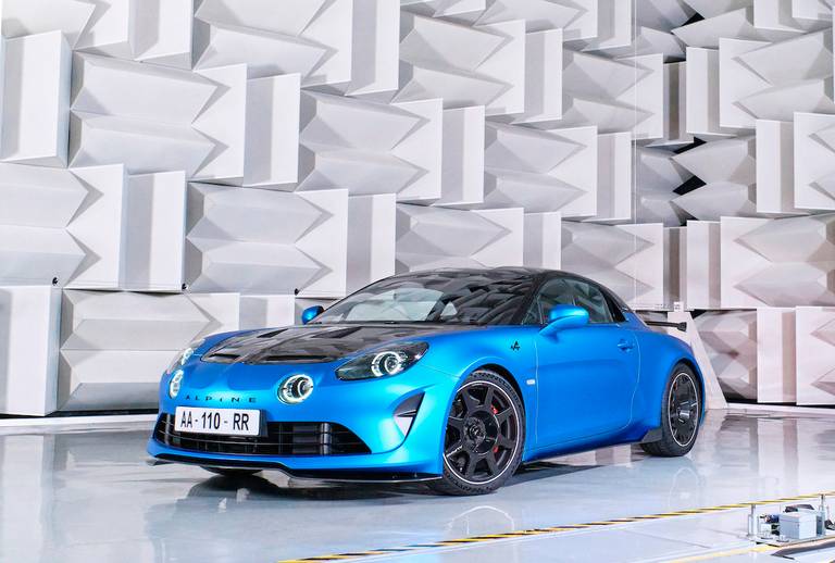 Alpine A110 R (2022) statisch, vooraanzicht