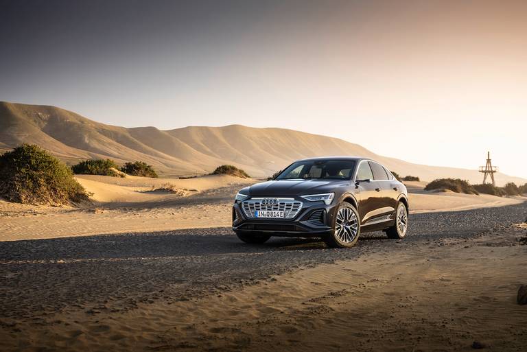 Audi Q8 E-Tron Sportback (2023) static, front view