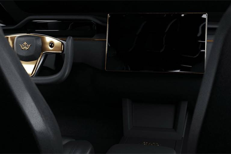 Tesla Model S Caviar Excellence 24k dashboard