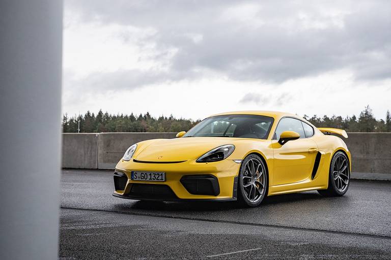 Porsche 718 Cayman GT4 (2022) statisch, vooraanzicht