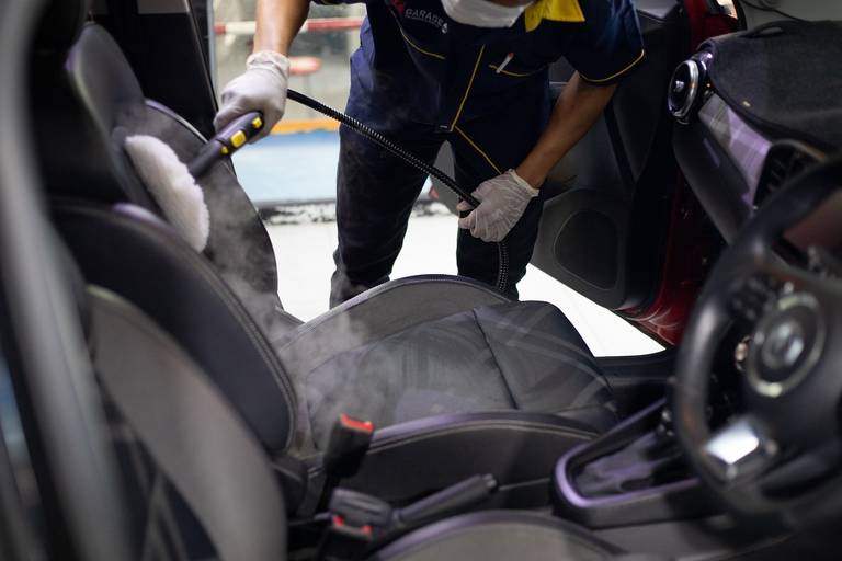 Car seat cleaning
