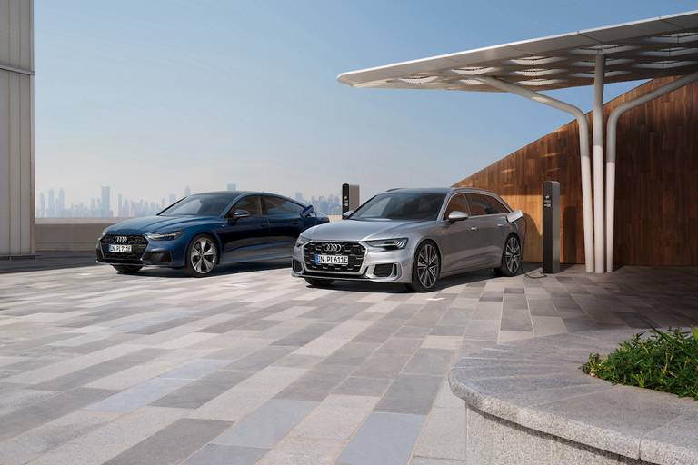 Audi A6 & A7 facelift (2023) static, front view