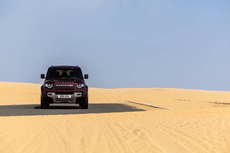 Land Rover Defender 130 (2023) static, front view