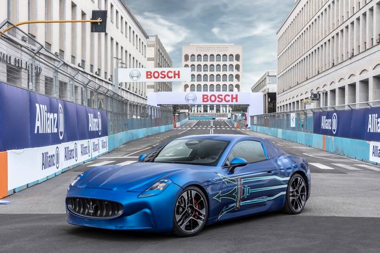 Maserati GranTurismo Folgore teaser (2022) statisch, vooraanzicht