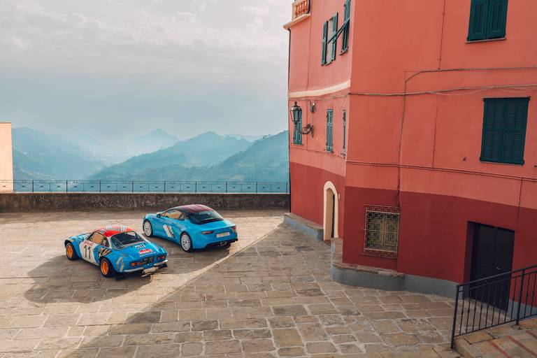 Alpine A110 San Remo 73 (2023) statisch, achteraanzicht