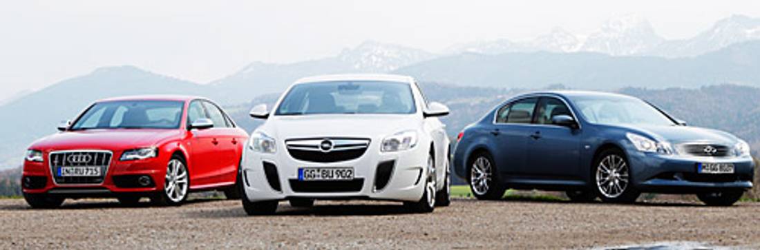 Vergelijkende test: Audi S4 vs
