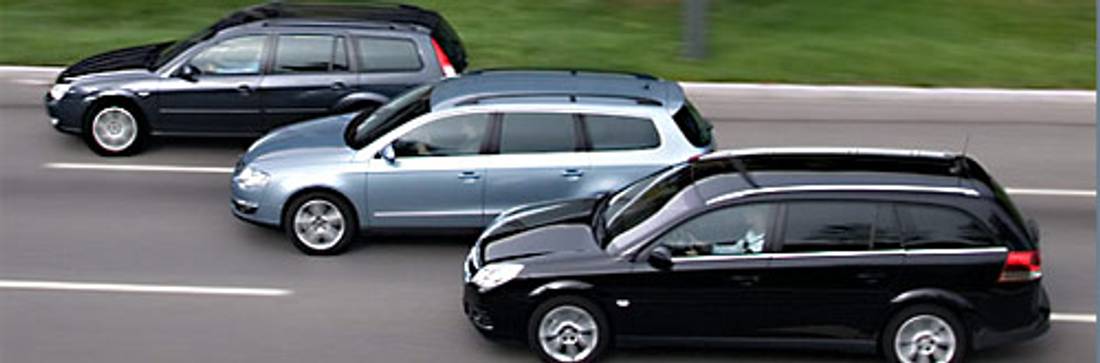 Test comparatif: Ford Mondeo Turnier, Opel Vectra Caravan, VW Passat Variant – Le tre sagge