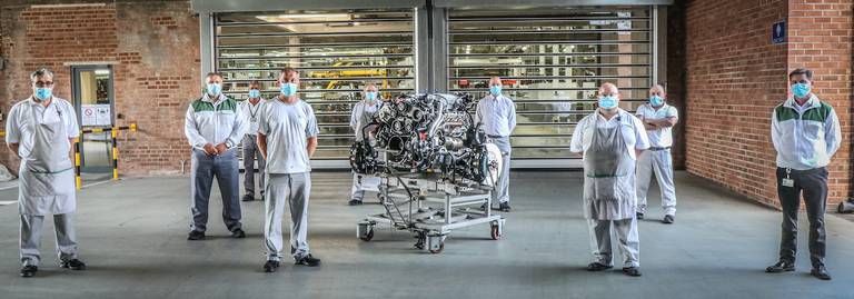 Bentley V8 production end