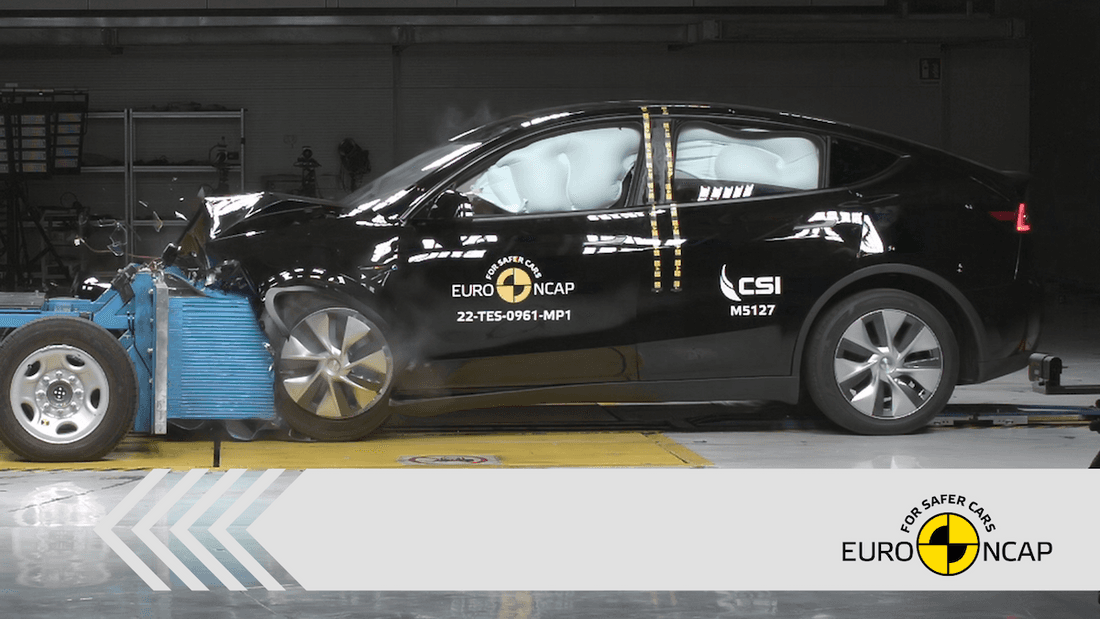 Tesla Model Y Euro NCAP (2022) impact
