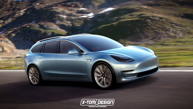 Tesla Model 3 Sportwagon Prototype