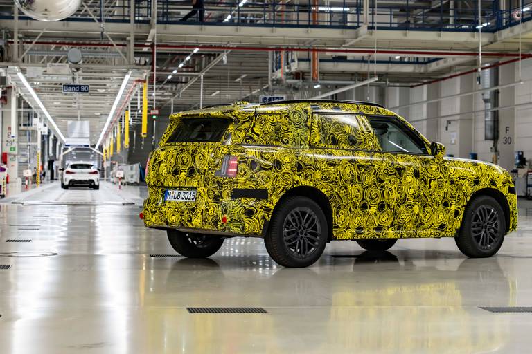 Mini Countryman teaser (2023) statisch, achteraanzicht