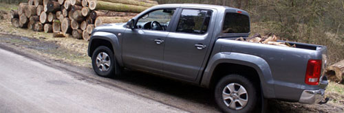 Test: VW Amarok 2.0 TDI 163 4Motion – Avec Rox et Bambi à l'arrière