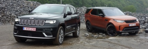 Test: Land Rover Discovery  - Jeep Grand Cherokee – Duel in de wolken